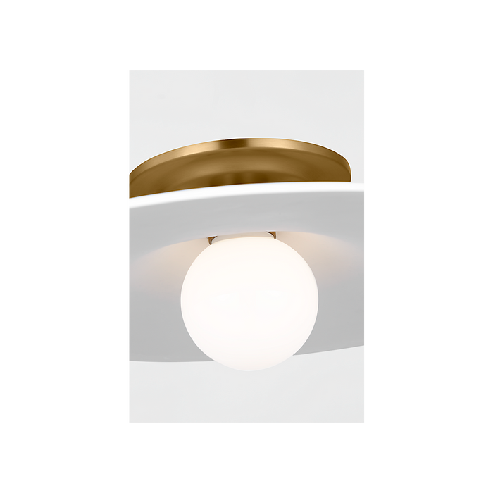 Generation Lighting Endicott 16 Inch Flush Mount In Burnished Brass (KSF1121BBS)