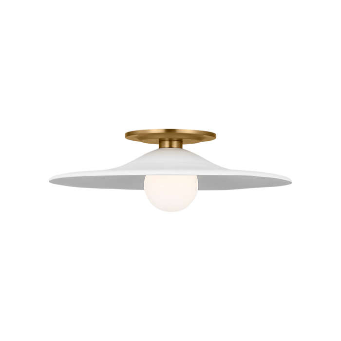 Generation Lighting Endicott 16 Inch Flush Mount In Burnished Brass (KSF1121BBS)