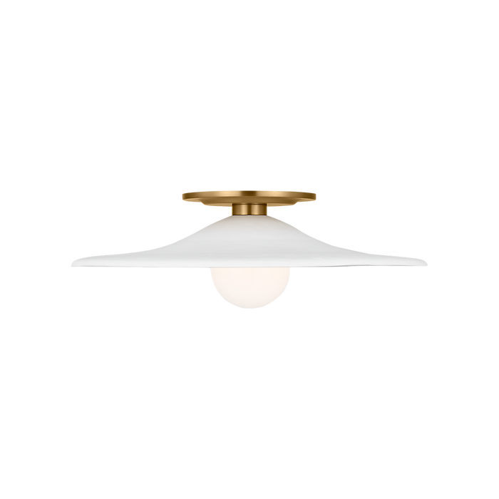 Generation Lighting Endicott 16 Inch Flush Mount In Burnished Brass (KSF1121BBS)