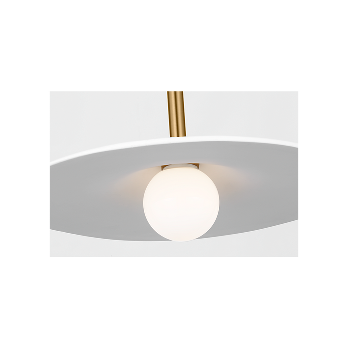 Generation Lighting Endicott 16 Inch Pendant In Burnished Brass (KSP1191BBS)