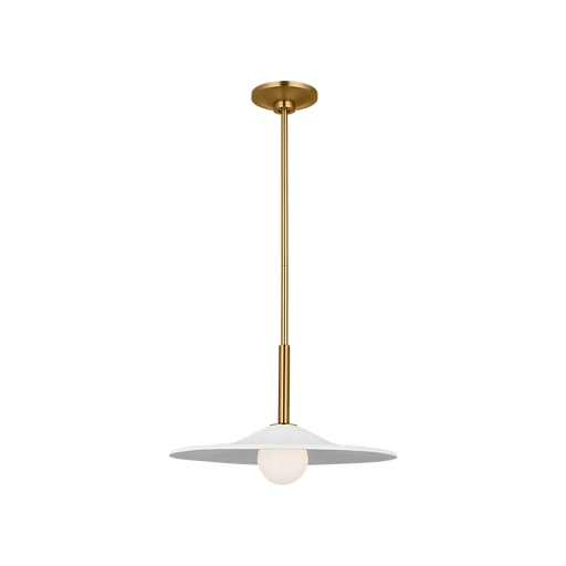 Generation Lighting Endicott 16 Inch Pendant In Burnished Brass (KSP1191BBS)