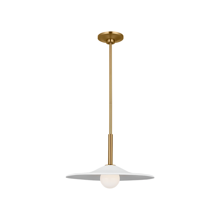 Generation Lighting Endicott 16 Inch Pendant In Burnished Brass (KSP1191BBS)