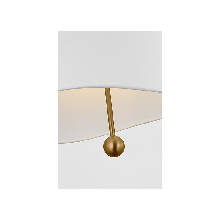 Generation Lighting Beauvoir 18 Inch Hanging Shade In Burnished Brass (KSP1213BBS)