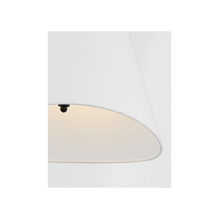 Generation Lighting Beauvoir 18 Inch Hanging Shade In Midnight Black (KSP1213MBK)