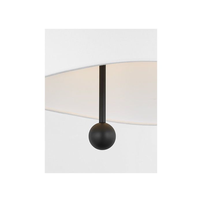 Generation Lighting Beauvoir 18 Inch Hanging Shade In Midnight Black (KSP1213MBK)