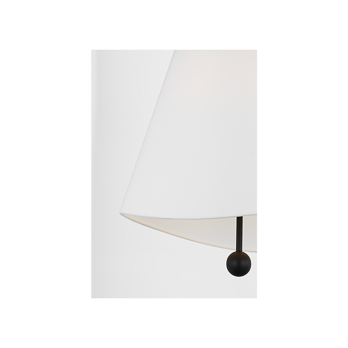 Generation Lighting Beauvoir 18 Inch Hanging Shade In Midnight Black (KSP1213MBK)
