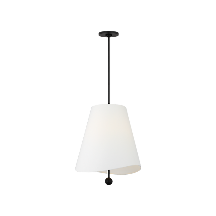 Generation Lighting Beauvoir 18 Inch Hanging Shade In Midnight Black (KSP1213MBK)