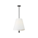 Generation Lighting Beauvoir 18 Inch Hanging Shade In Midnight Black (KSP1213MBK)