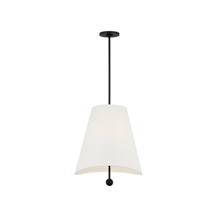 Generation Lighting Beauvoir 18 Inch Hanging Shade In Midnight Black (KSP1213MBK)