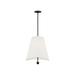 Generation Lighting Beauvoir 18 Inch Hanging Shade In Midnight Black (KSP1213MBK)