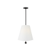 Generation Lighting Beauvoir 18 Inch Hanging Shade In Midnight Black (KSP1213MBK)