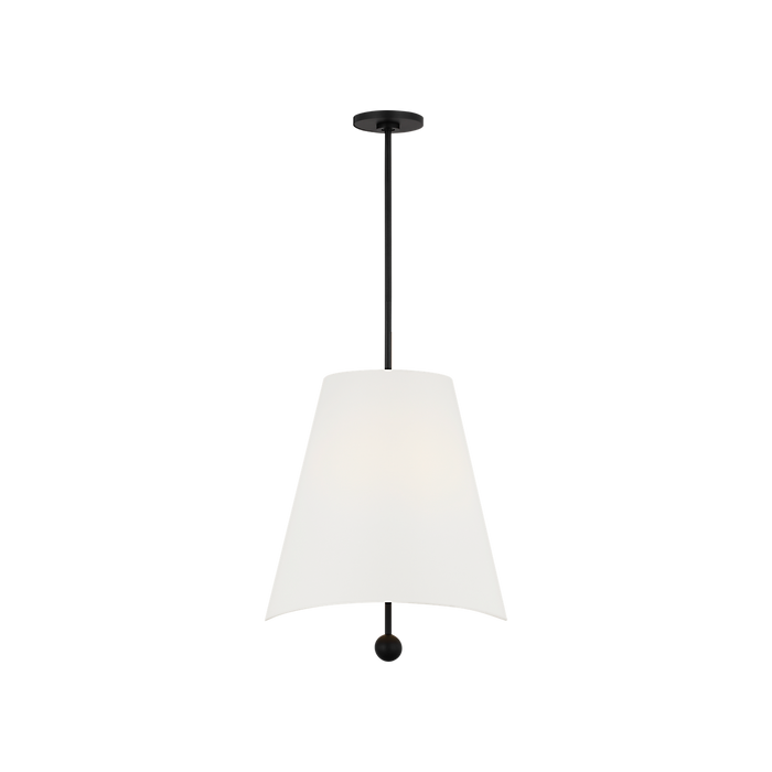Generation Lighting Beauvoir 18 Inch Hanging Shade In Midnight Black (KSP1213MBK)