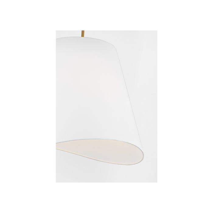 Generation Lighting Beauvoir 24 Inch Hanging Shade In Burnished Brass (KSP1224BBS)