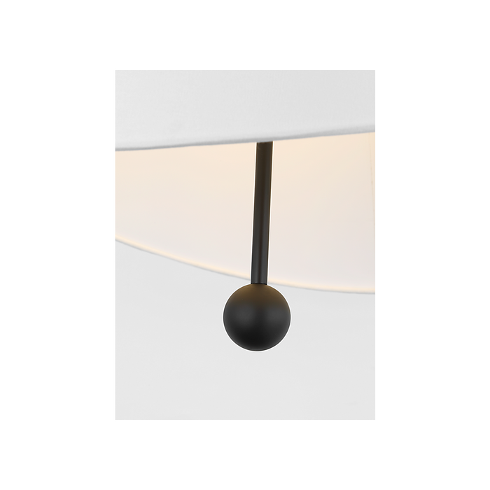 Generation Lighting Beauvoir 24 Inch Hanging Shade In Midnight Black (KSP1224MBK)