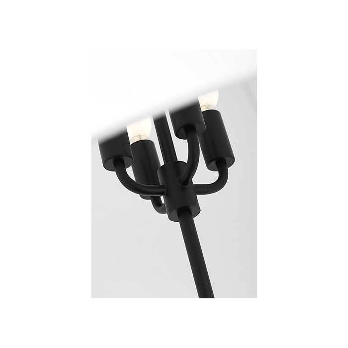 Generation Lighting Beauvoir 24 Inch Hanging Shade In Midnight Black (KSP1224MBK)