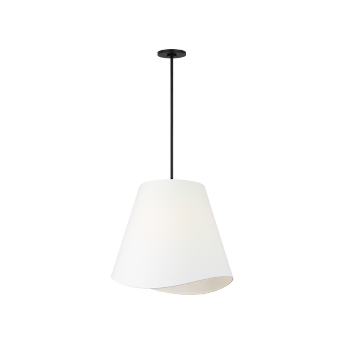 Generation Lighting Beauvoir 24 Inch Hanging Shade In Midnight Black (KSP1224MBK)