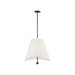 Generation Lighting Beauvoir 24 Inch Hanging Shade In Midnight Black (KSP1224MBK)