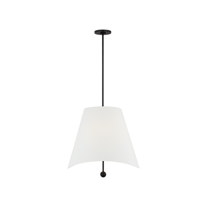 Generation Lighting Beauvoir 24 Inch Hanging Shade In Midnight Black (KSP1224MBK)