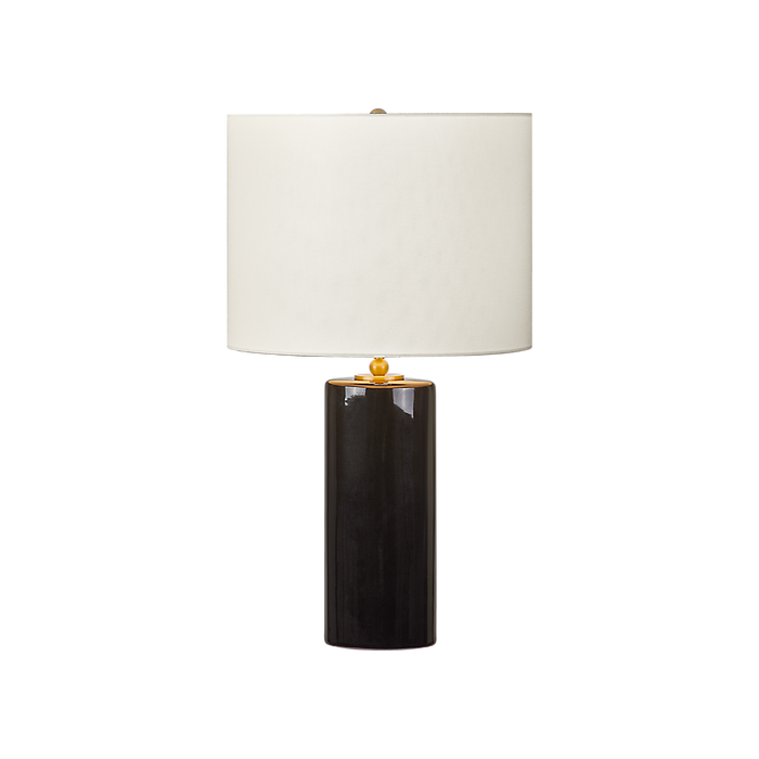 Generation Lighting Lauren 26 Inch Table Lamp In Black Ceramic (KST1241CBK)