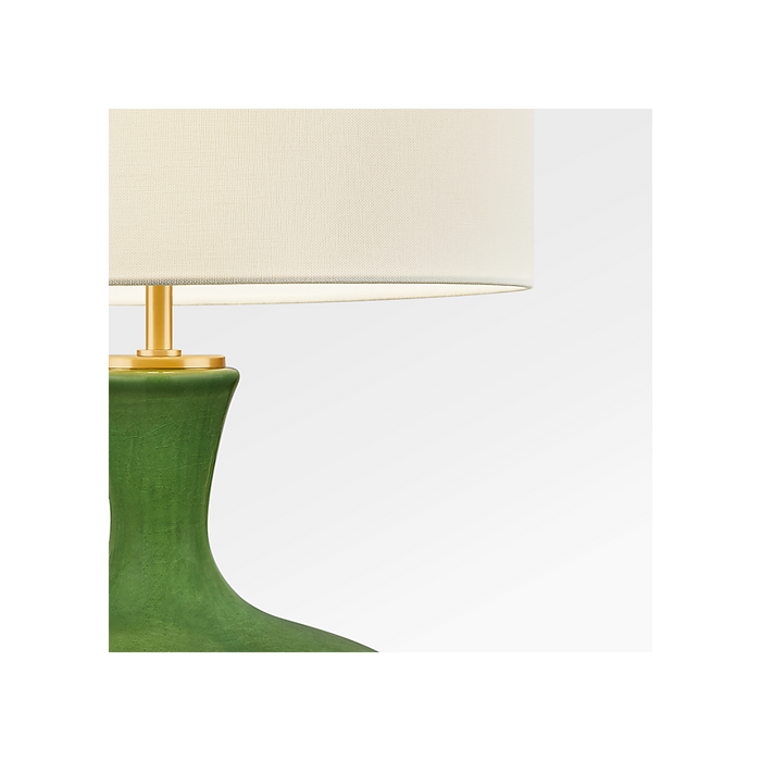 Generation Lighting Amber 21 Inch Table Lamp In Green (KST1251GG)