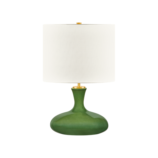 Generation Lighting Amber 21 Inch Table Lamp In Green (KST1251GG)