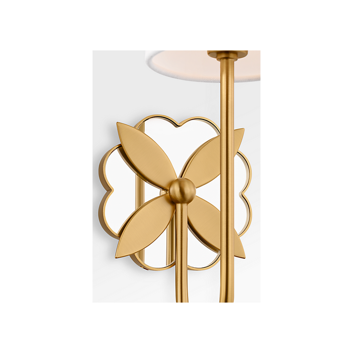 Generation Lighting Spencer 13 Inch Single Sconce In Burnished Brass (KSW1181BBS)