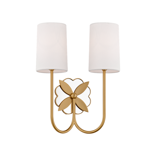 Generation Lighting Spencer 13 Inch Double Sconce In Burnished Brass (KSW1192BBS)