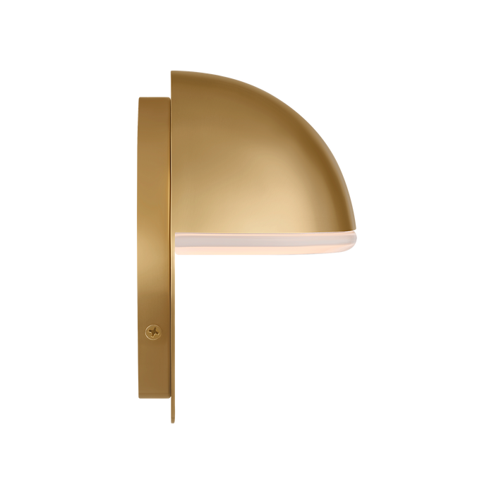 Generation Lighting Axel 7 Inch Sconce In Midnight Black (KSW1211BBS)