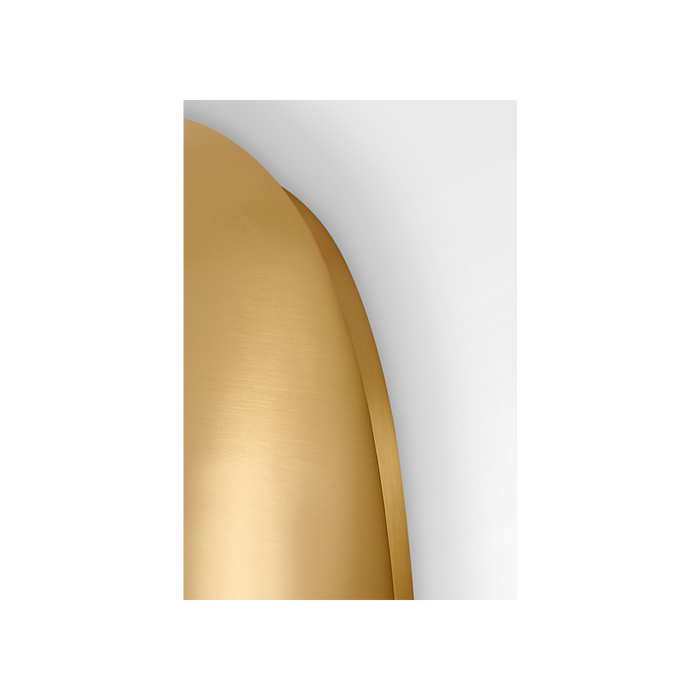 Generation Lighting Axel 16 Inch Sconce In Burnished Brass (KSW1221BBS)