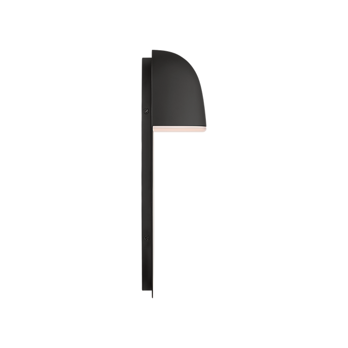 Generation Lighting Axel 16 Inch Sconce In Midnight Black (KSW1221MBK)