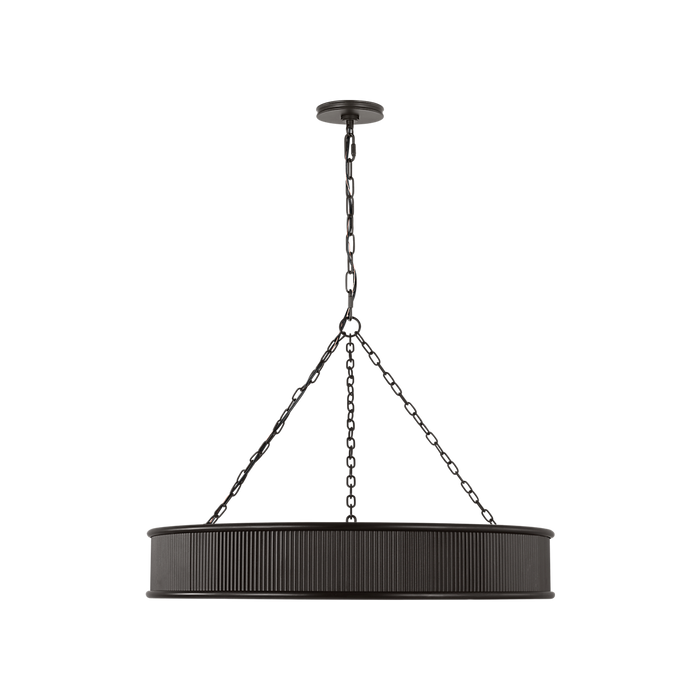 Generation Lighting Ritz 27 Inch Chandelier In Aged Iron (PCC1008AI)