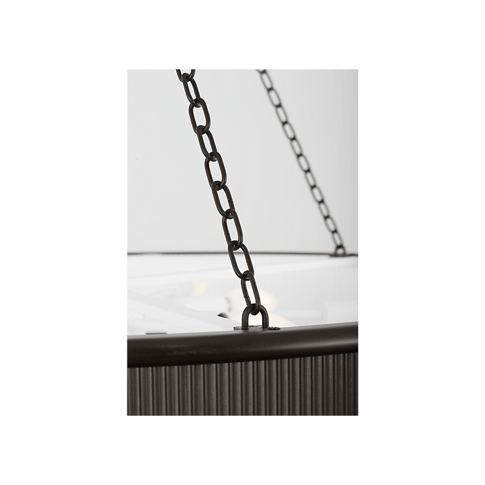 Generation Lighting Ritz 36 Inch Chandelier In Aged Iron (PCC10110AI)