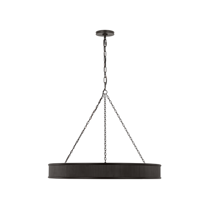 Generation Lighting Ritz 36 Inch Chandelier In Aged Iron (PCC10110AI)