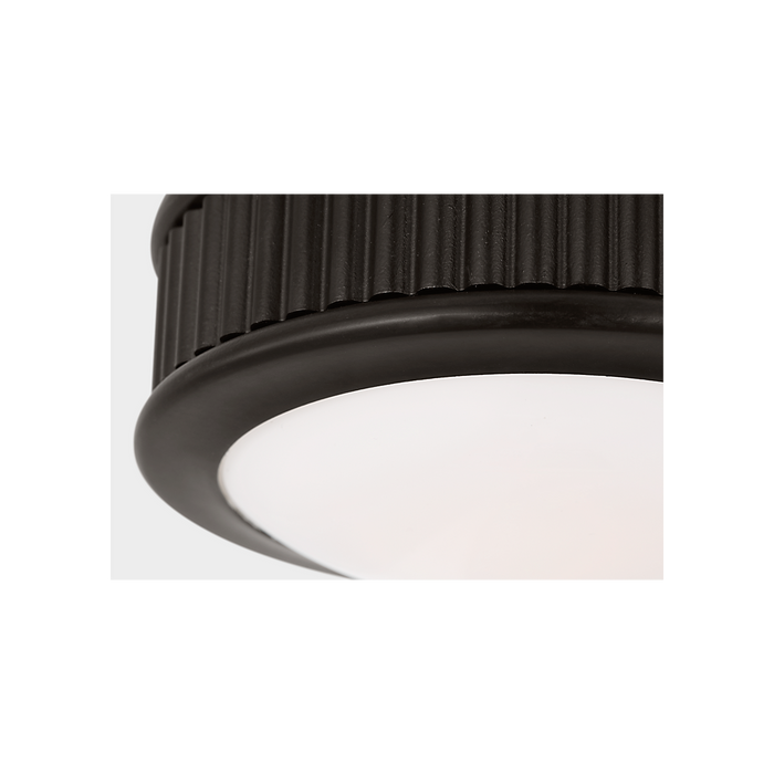 Generation Lighting Ritz 5 Inch Flush Mount In Aged Iron (PCF1001AI)