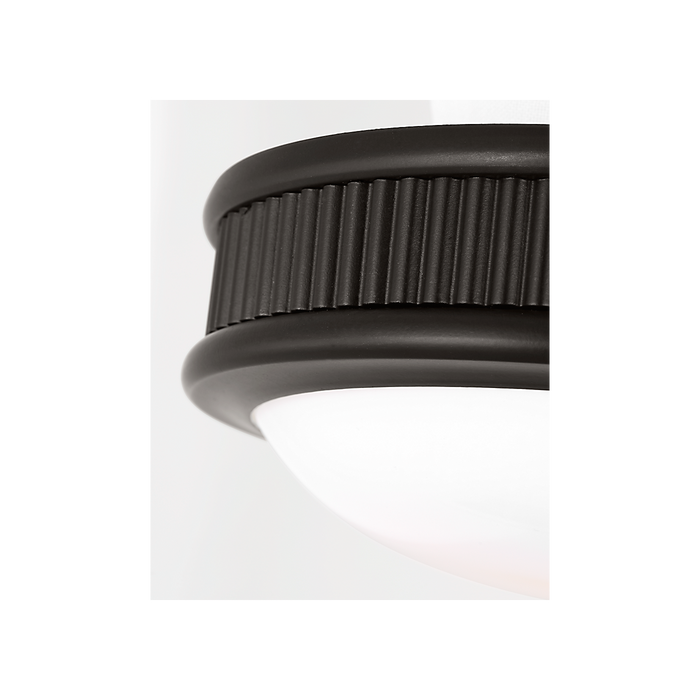 Generation Lighting Ritz 8 Inch Flush Mount In Aged Iron (PCF1011AI)