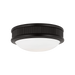 Generation Lighting Ritz 8 Inch Flush Mount In Aged Iron (PCF1011AI)