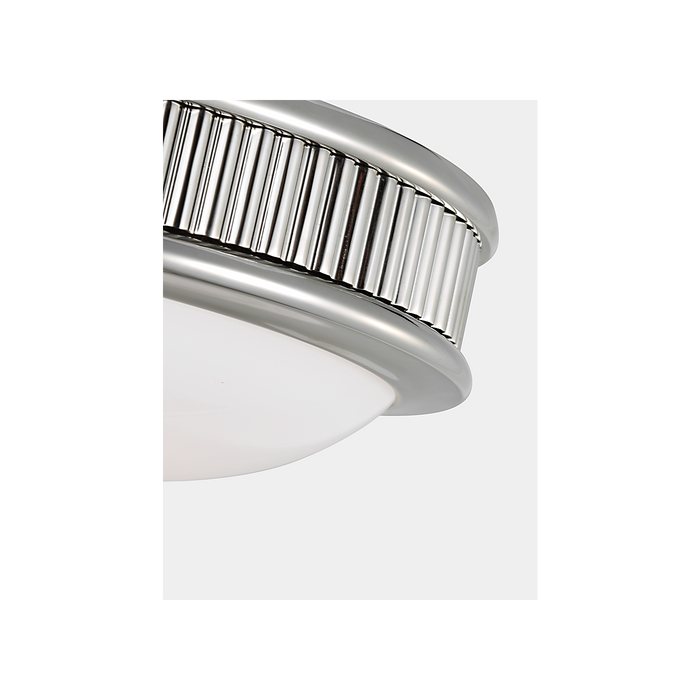 Generation Lighting Ritz 8 Inch Flush Mount In Polished Nickel (PCF1011PN)