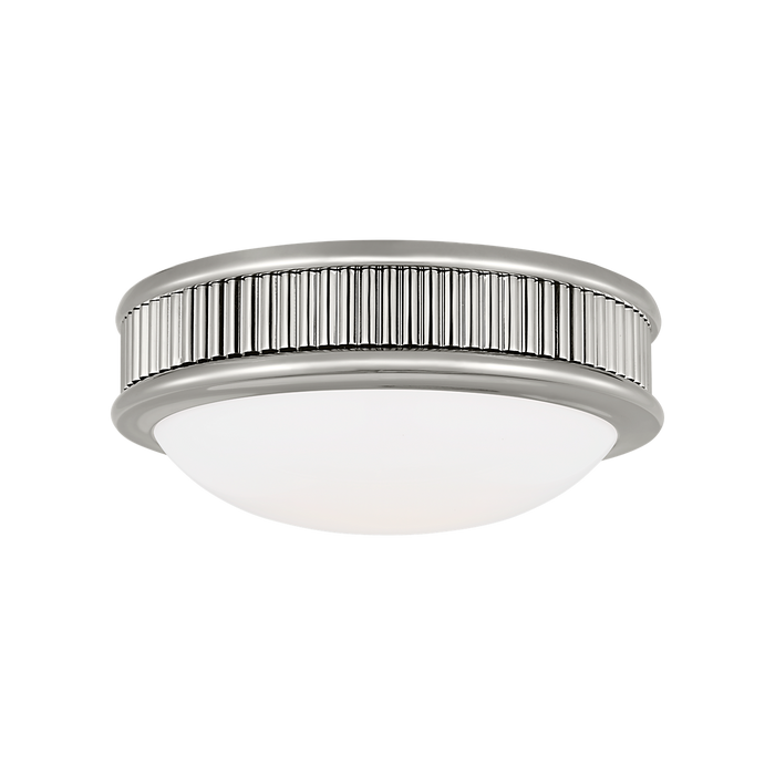 Generation Lighting Ritz 8 Inch Flush Mount In Polished Nickel (PCF1011PN)