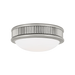 Generation Lighting Ritz 8 Inch Flush Mount In Polished Nickel (PCF1011PN)
