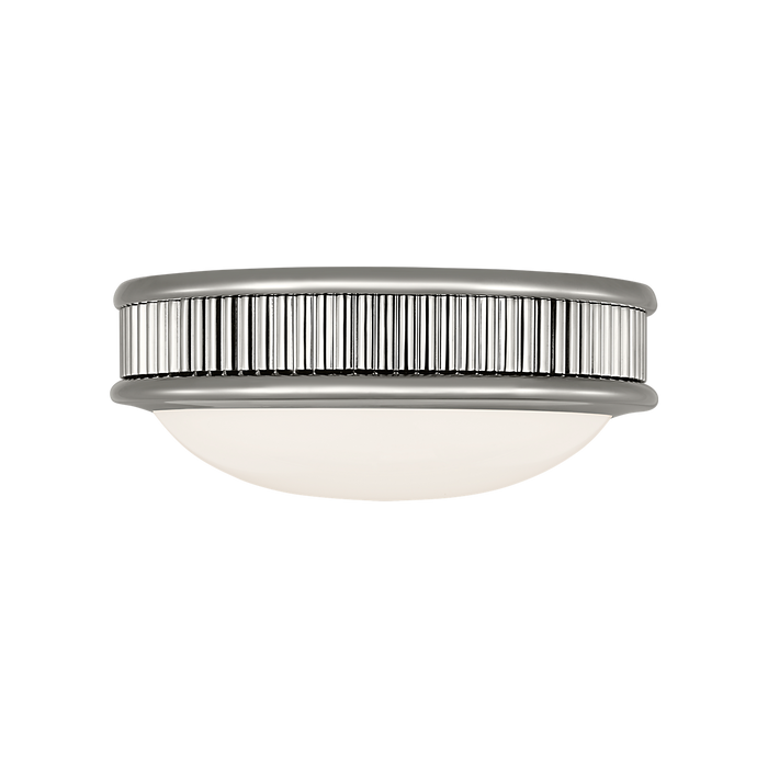 Generation Lighting Ritz 8 Inch Flush Mount In Polished Nickel (PCF1011PN)