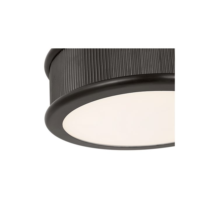 Generation Lighting Ritz 18 Inch Flush Mount In Aged Iron (PCF1025AI)