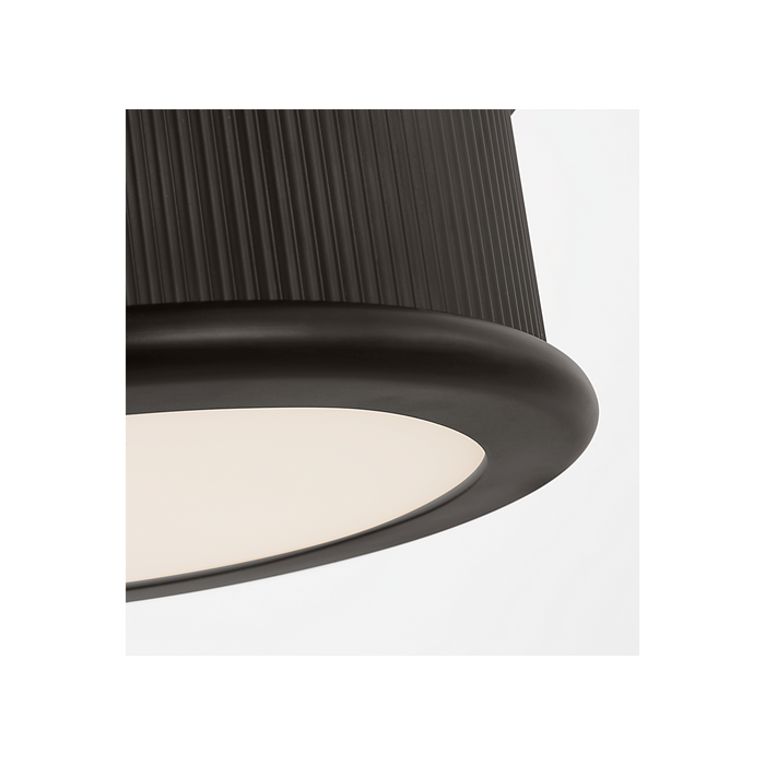 Generation Lighting Ritz 14 Inch Flush Mount In Aged Iron (PCF1033AI)