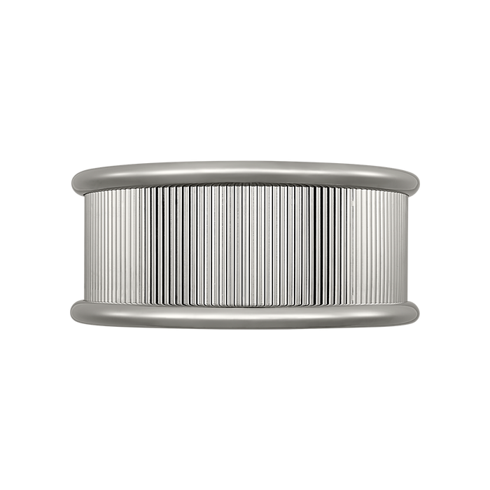 Generation Lighting Ritz 14 Inch Flush Mount In Polished Nickel (PCF1033PN)