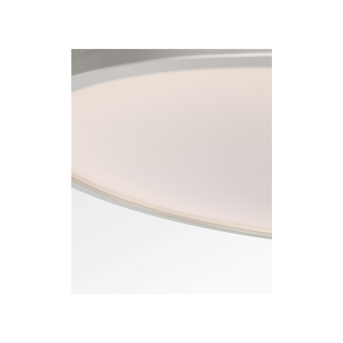Generation Lighting Dupont 16 Inch Round Semi Flush In Polished Nickel (PCF1041PN)