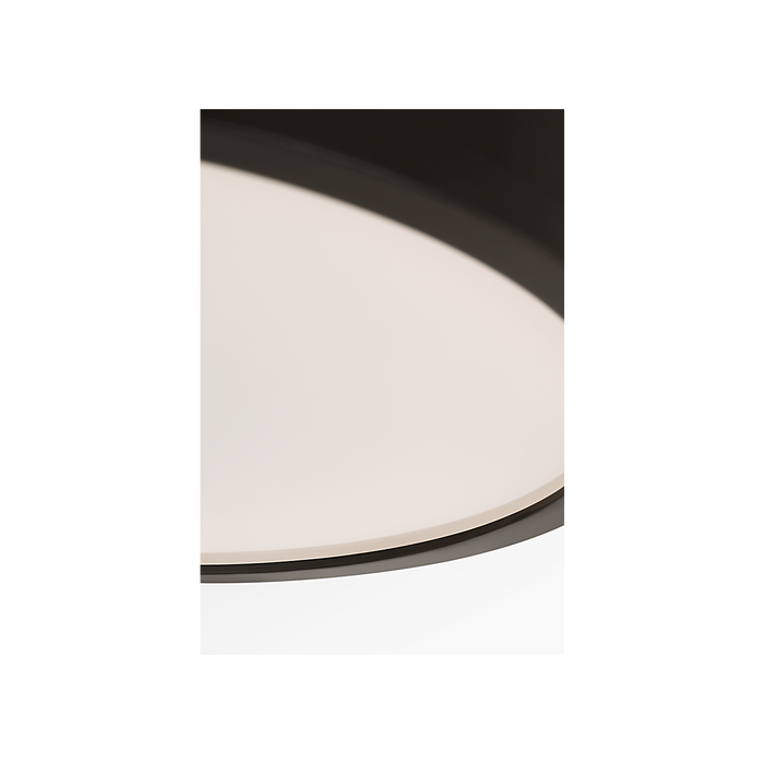 Generation Lighting Dupont 12 Inch Round Semi Flush In Aged Iron (PCF1051AI)