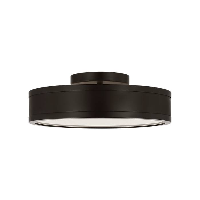 Generation Lighting Dupont 12 Inch Round Semi Flush In Aged Iron (PCF1051AI)