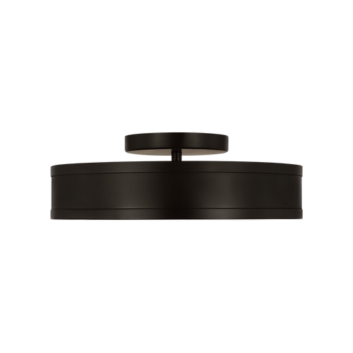 Generation Lighting Dupont 12 Inch Round Semi Flush In Aged Iron (PCF1051AI)