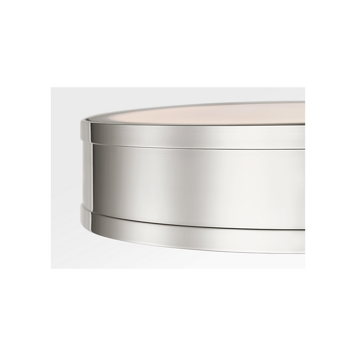 Generation Lighting Dupont 12 Inch Round Semi Flush In Polished Nickel (PCF1051PN)