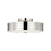 Generation Lighting Dupont 12 Inch Round Semi Flush In Polished Nickel (PCF1051PN)
