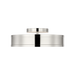 Generation Lighting Dupont 12 Inch Round Semi Flush In Polished Nickel (PCF1051PN)